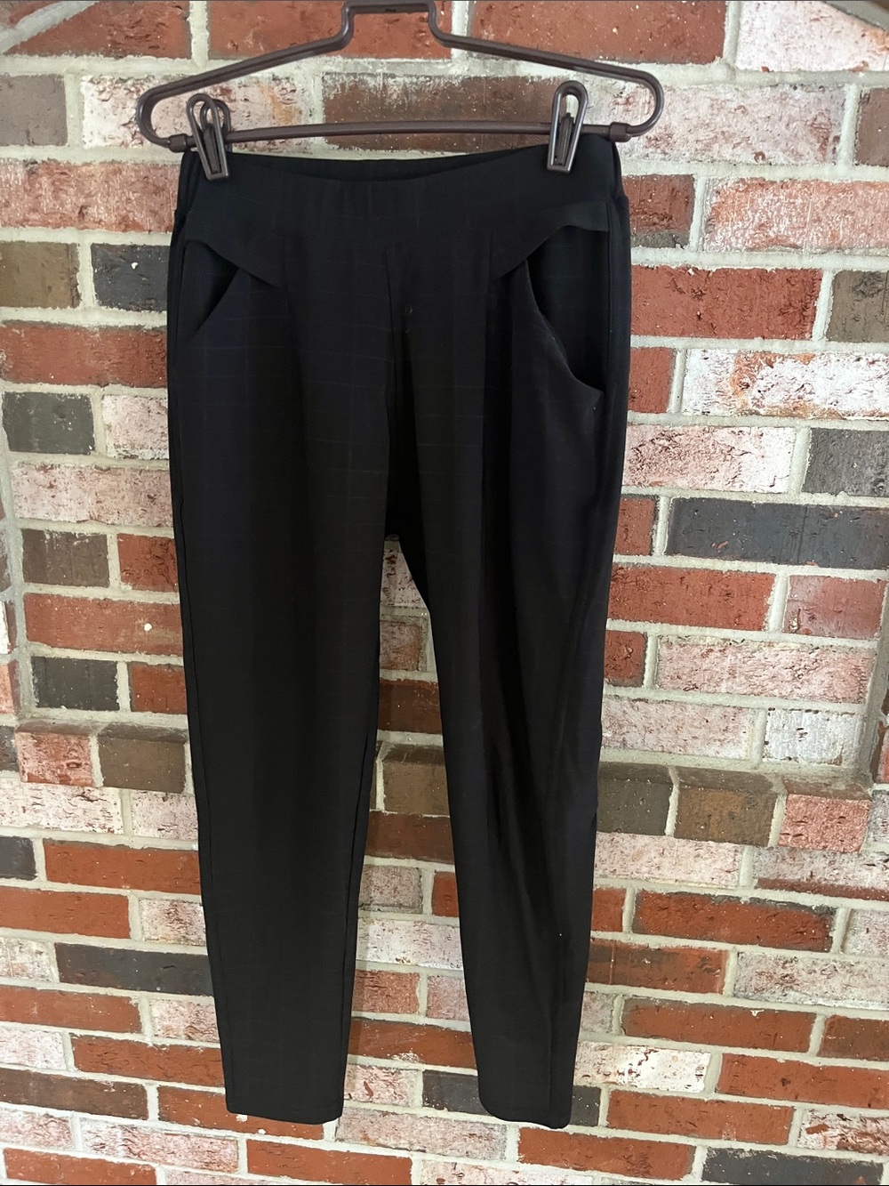 INDERO Black Women's Ponte Knit Tapered Legging Pants XL NWOT